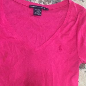 Pink Ralph Lauren Shirt